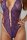 Christine Lace open crotch body Renee- purple S/M - L/XL
