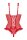 Christine Wetlook Body with open crotch/cups Mistique red S/M - L/XL