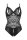 Christine Open crotch Wetlook-body Vesper - black S/M - XXL