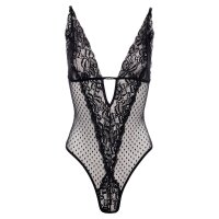 Christine Sensual open crotch body Dewi- black - S/M - XXL