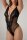 Christine Sensual open crotch body Dewi- black - S/M - XXL