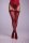 Christine Suspender Stocking - Red - S/M - L/XL