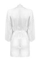 Christine Lace Kimono Set Flower - White - S/M - L/XL