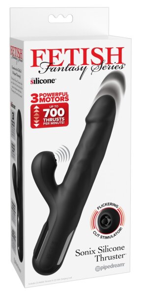 Fetish Fantasy Sonix Silicone Thruster Black