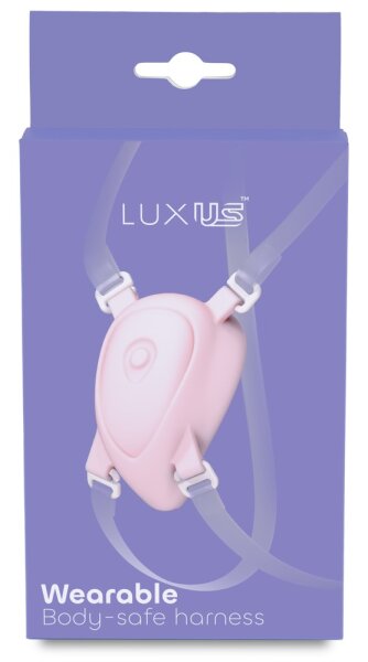 Luxus strap-on harness pink