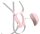 Luxus strap-on harness pink