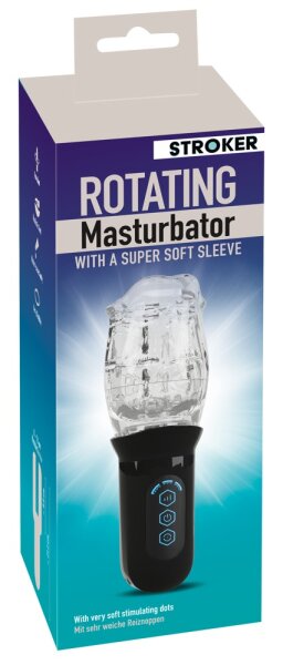 You2Toys Stroker Rotating Masturbator Clear
