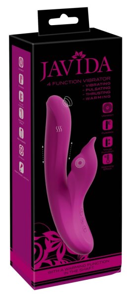 You2Toys Javida 4 Function Vibrator Heating Pulsat