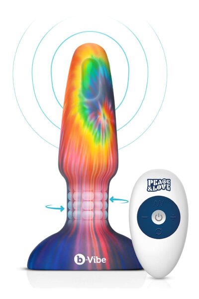 B-Vibe vibrierender Analplug Mehrfarbig 3,8 cm