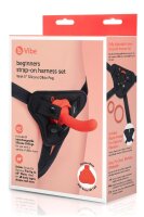 B-Vibe Every Body strap-on harness set with dildo...