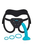 B-Vibe Every Body strap-on harness set with dildo...