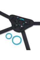 B-Vibe Every Body strap-on harness set with dildo multicolour 15 cm