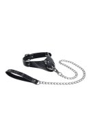 Sportsheets Velvet Noir Collar & Leash