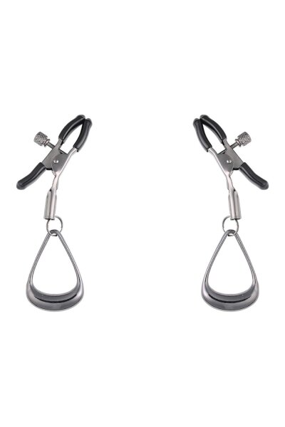 Sportsheets Velvet Noir Tuggable Nipple Clamps