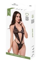 Baci Strappy Teddy Black M-L