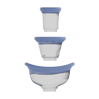 Arousing Rechargeable Vulva and Breast Pump Blue