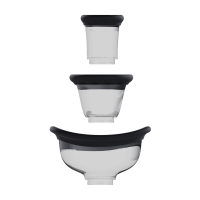 Dazzling Rechargeable Vulva and Breast Pump Black