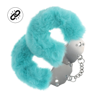 Ouch! Sturdy Fluffy Handcuffs Blue