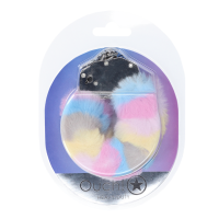 Ouch! Sturdy Fluffy Handcuffs Rainbow 2