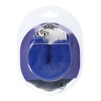 Ouch! Sturdy Fluffy Handcuffs Dark Blue