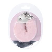 Ouch! Sturdy Fluffy Handcuffs Light Pink