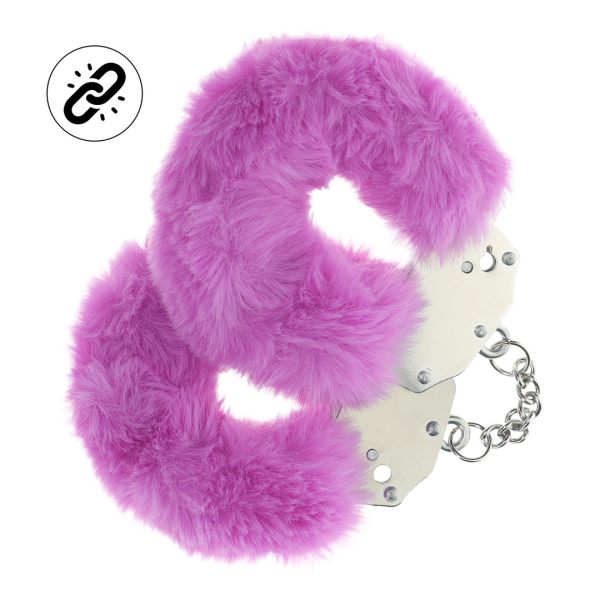 Ouch! Sturdy Fluffy Handcuffs Light Purple