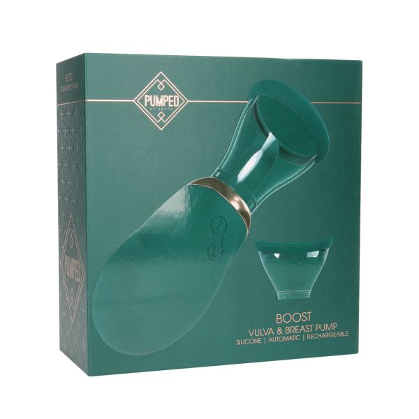 Boost Rechargeable Vulva and Breast Pump Forest Green