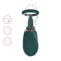 Boost Rechargeable Vulva and Breast Pump Forest Green