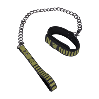 Doc Johnson Tactical Collar and Leash Multicolor
