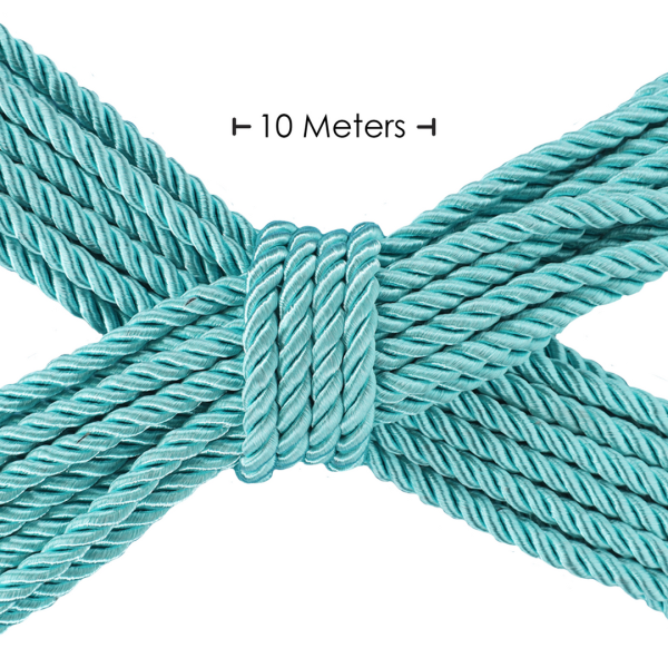 Ouch! Polyester Bondage Rope 10 m Blue