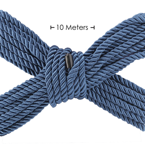 Ouch! Polyester Bondage Rope 10 m Dark Blue