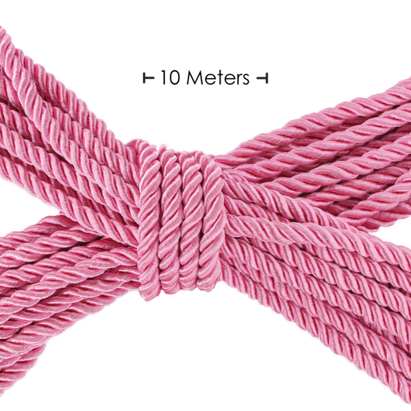 Ouch! Polyester Bondage Rope 10 m Pink