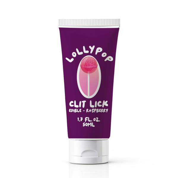 Clit Lick Lollypop Raspberry - 1.7 fl oz / 50 ml