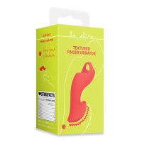 Loveline Textured Finger Vibrator Sunrise Red