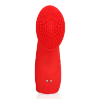 Loveline Textured Finger Vibrator Sunrise Red