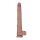 LoveToy Nature Cock Dual Layered Bendable Dildo Beige 40.5 cm Ø 5.7 cm