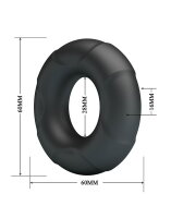 Crazy Bull Arvell Cock Ring Model 12 Black ⌀ 2,8 cm