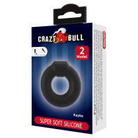 Crazy Bull Kayke Model 2 Penisring Schwarz Ø 2,5 cm