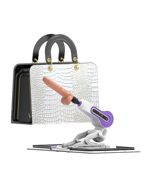 ZSEX Fuck Machine Purple with White Bag 20 cm
