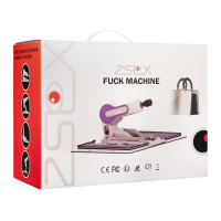 ZSEX Fuck Machine Purple with White Bag 20 cm