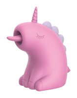 ER Cupcake Unicorn 360° Rotating Tongue Massager Pink