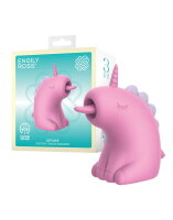 ER Cupcake Unicorn 360° Rotating Tongue Massager Pink