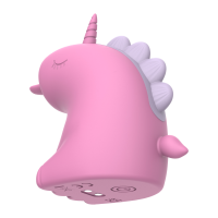 ER Cupcake Unicorn 360° Rotating Tongue Massager Pink