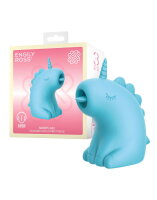 ER Snowflake Unicorn Massager with Licking Tongue Blue