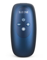 MANWAN Sub One Vibrating Masturbator with Tapping Feature Stellar Blue