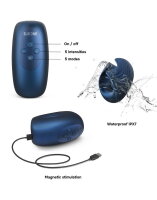 MANWAN Sub One Vibrating Masturbator with Tapping Feature Stellar Blue