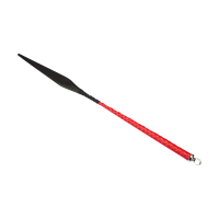 RISE Pulse Devil’s Tongue Peitsche Leder Rot Schwarz