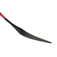 RISE Pulse Devil’s Tongue Peitsche Leder Rot Schwarz