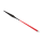 RISE Pulse Devil’s Tongue Peitsche Leder Rot Schwarz