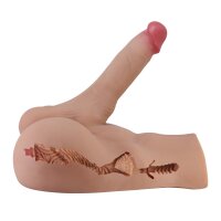 Crazy Bull Ryhne Ass und Penis Masturbator Beige